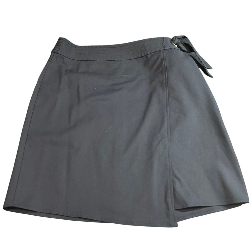 Ivanka Trump Navy Faux Wrap Skort Skirt Side Tie Approx Size 8